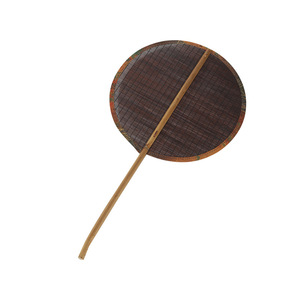 Bamboo Woven Fan Large Retro Handheld Manual Foldable Palm Leaf Fan Chinese Style Gift - Product Image 5
