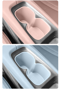 Boîte de rangement pour gobelets en plastique, adaptée à la console centrale du siège BYD Seagull, accessoires intérieurs pour fente à gobelets. - Product Image 6