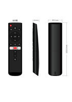 Remote Kontrol Suara Pintar MK18 Sensor Gyro 6-Axis Inframerah Nirkabel 2.4G Grosir 18 Tombol untuk Android TV Box