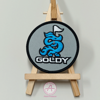 Lettre de logo personnalisé de concepteur coudre sur des patchs de broderie complets pour vêtement