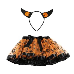 Tule Tutu Rok & Hoofdband Mooie Halloween Party Kostuum Voor Kinderen Meisjes