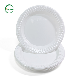 Assiettes de Dîner Modernes de Luxe en Plastique Écologique Personnalisables en Gros, Empilables, pour Restaurants et Mariages - Product Image 2