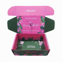 Boîte d'expédition en carton rigide à faible MOQ pour fournisseur de maquillage, exportation mondiale, boîte d'expédition en papier premium 300g, ODM