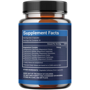 Capsules de complexe de magnésium OEM |   Complément alimentaire à haute absorption pour le sommeil et la relaxation musculaire, fabriqué en usine GMP - Product Image 6