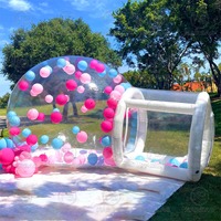 Maison à bulles gonflable Tente dôme transparente en PVC Ballon transparent Tente gonflable pour ballons à bulles Tente gonflable pour maisons à bulles