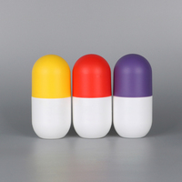 Pot en plastique PE souple unique de 120 ml (4 oz) certifié FDA pour l'emballage de capsules de produits de santé