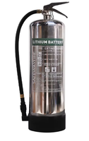 Extincteur spécial 6L St12 pour batterie au lithium pour installations de stockage d'énergie renouvelable