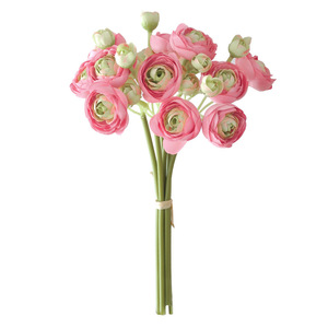B1203 Ramo de Flores Artificiales de Múltiples Colores, 26 cm de Largo, Hecho a Mano, para Decoración de Bodas y Hogar - Product Image 4