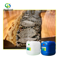 Adhésif de résine époxy liquide de haute qualité résistant aux UV pour Table en pierre/pierre
