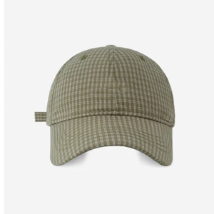 Casquette de baseball à carreaux personnalisée, confortable, 100% coton, casquette de sport de haute qualité, unisexe - Product Image 1