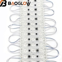 Modules LED étanches IP65 pour extérieur, AC 220V SMD 2835 2W, blanc chaud/froid, modules LED injectés pour enseignes et éclairage publicitaire