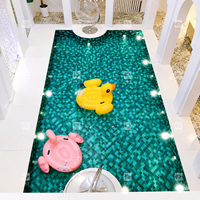 Mosaïque de décoration craquelée de glace, carreaux de céramique en écailles de poisson, céramique verte, Offre Spéciale