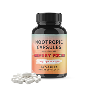 OEM/ODM migliori capsule organiche nootropiche integratore di richiamo del cervello più popolare per gli adulti non per le donne in gravidanza - Product Image 1