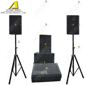 SRX715 بوصة مجموعة كاملة مكبر صوت خارجي نظام صفيف خط مكبر صوت 10 بوصة حامل عمود احترافي - Product Image 2