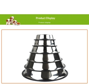 Mangkuk Anjing Stainless Steel Warna Solid OEM 2026 Dengan LOGO Kustom Anti Selip Mangkuk Makanan Lambat untuk Hewan Peliharaan Tahan Karat untuk Memberi Makan Hewan Peliharaan - Product Image 6