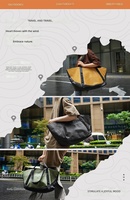 Sac de sport en papier DuPont texturé, durable et écologique, résistant à l'eau, spacieux pour la gym, les séjours d'une nuit, les voyages de week-end et les activités de plein air