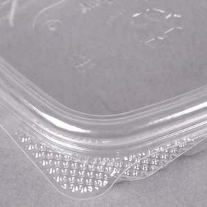 Rõ ràng nhựa vỏ sò delicatessen hộp với nắp đậy rõ ràng 8oz 12oz 16oz 24oz 48oz 64oz dùng một lần Pet bản lề Deli <span class=keywords><strong>container</strong></span> - Product Image 5