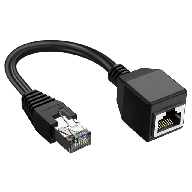 Network RJ45 Male to Female Ethernet Patch Cord CAT5E and CAT6 FTP LAN Cable Extension CAT5E Type