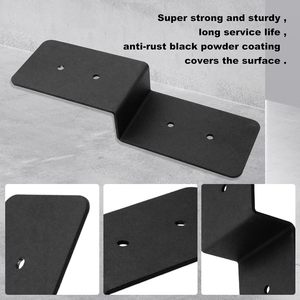 Heavy Duty <span class=keywords><strong>in</strong></span> <span class=keywords><strong>acciaio</strong></span> Z staffe 6 "Post to Beam supporto <span class=keywords><strong>per</strong></span> ripiani <span class=keywords><strong>in</strong></span> legno connettore di fissaggio legname - Product Image 6