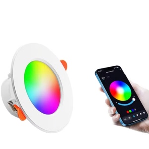Spot Encastrable Intelligent Tuya Globe 10W RGBCW Multicolore Lumière LED Intérieure Ampoule Intelligente Plafonnier LED - Product Image 1