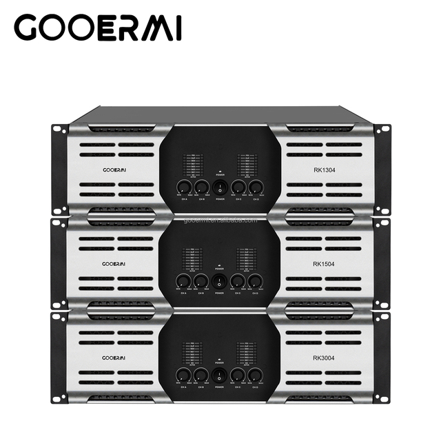 Professional High-power Amplifier, 4*1300w, Super Bass, Pure Rear Stage, 3U 4-channel Audio Amplifier for KTV Sound Equipment