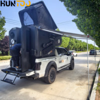 Auvent de camping rigide et tente en forme de cale Huntoo pour camping-car, caravane et fourgonnette Hilux