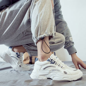 SFS รองเท้าผู้ชายรุ่นใหม่รองเท้าตาข่ายระบายอากาศได้ดีรองเท้าวิ่งแบบสบายๆรองเท้าสเก็ตบอร์ดพื้นหนาเพิ่มความสูง - Product Image 3