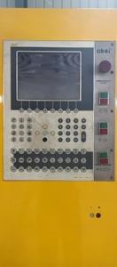 Akei 5 litros doble capa vista línea de tira parision controlador de segunda mano HDPE botella máquina de moldeo por soplado - Product Image 6