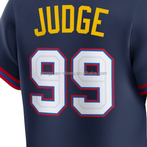 准备发货国家联盟乌鸦-阿姆斯特朗蓝色2025明星赛有限公司最佳质量缝制棒球衫 - Product Image 4