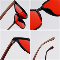 75233 Lunettes de vue carrées TR90 avec verres rouge-orange 99% anti-lumière bleue pour le sommeil et les jeux sur ordinateur