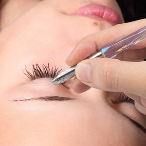 Pluma Manual de Microblading de 16.2cm, Pluma de Acero Inoxidable para Tatuaje de Cejas, para Maquillaje Permanente PMU, Uso Profesional en Estudio - Product Image 4