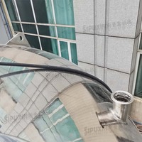 Réservoir de stockage populaire en acier inoxydable de haute qualité de 10 000 L avec échelle de travail pour toutes les industries