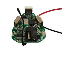 Carte de protection de batterie lithium-ion 3S 12V avec port DC et capteur de température, carte de circuit pour perceuse électrique
