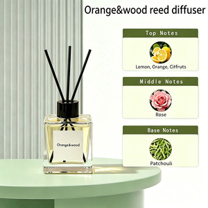 Diffuseur de <span class=keywords><strong>parfum</strong></span> Orange & Bois, arôme longue durée, désodorisant pour chambre, salle de bain, bureau, décoration, logo personnalisé - Product Image 2