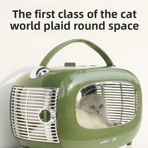 Zhongheng all'ingrosso Retro zaino del <span class=keywords><strong>gatto</strong></span> di grande capacità del trasportatore del panno per le gite per i viaggi aerei dell'automobile ed il trasporto di mano - Product Image 4