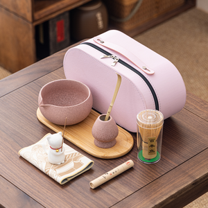 Juego de Tazón de Matcha Japonés Tradicional Ecológico y Batidor de Bambú - Vajilla de Porcelana para Ceremonia del Té y Uso en Cafeterías - Product Image 2