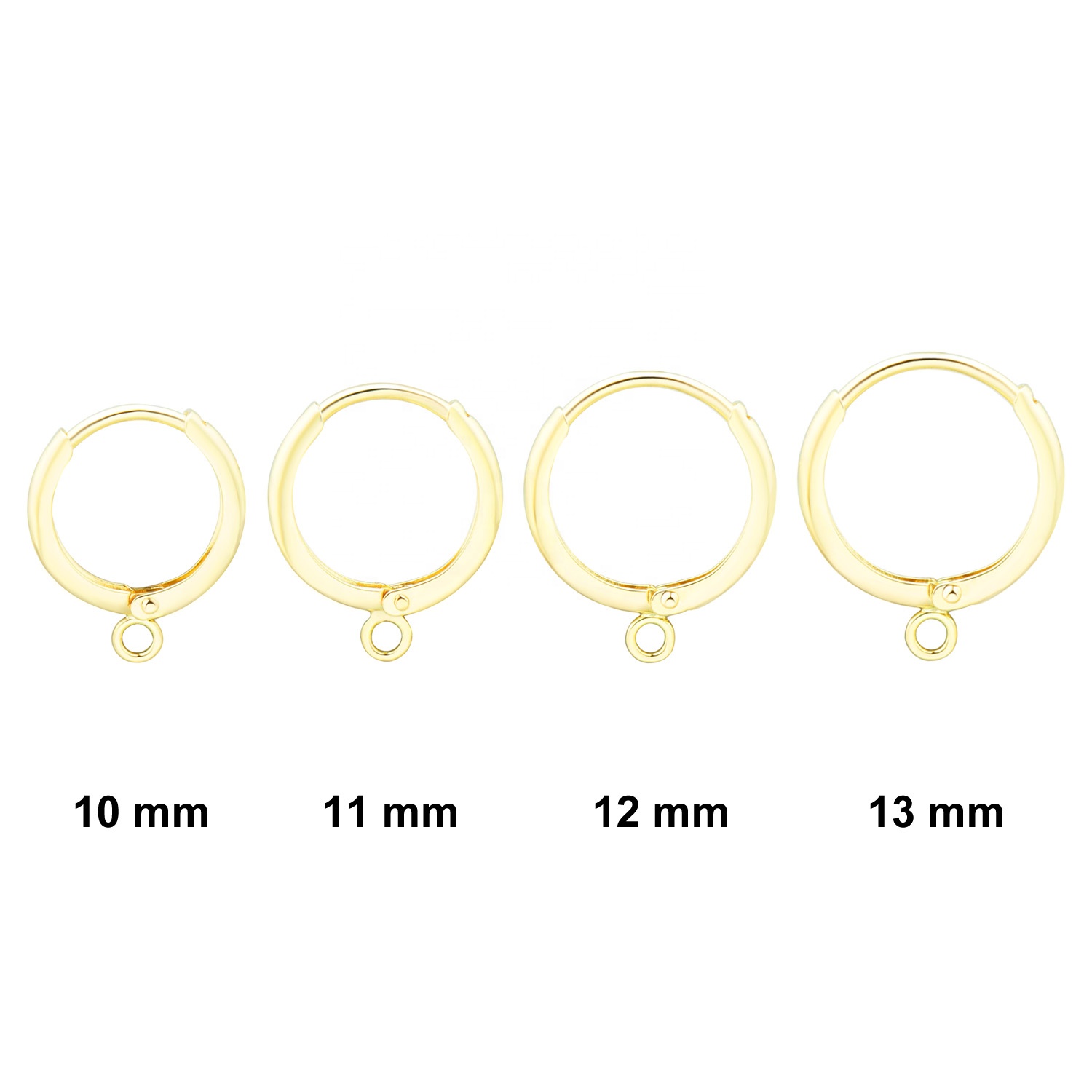 24k gold hoop earrings