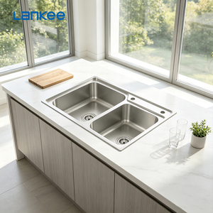 Tanque de Agua de Acero Inoxidable <span class=keywords><strong>con</strong></span> Fregadero Doble - Product Image 1