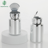 Bouteille de complément alimentaire en PET portable et durable, aspect argenté de qualité alimentaire, avec bouchon à clapet