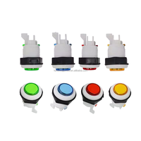 Machine de jeu de grue d'arcade à bouton poussoir A4 durable MAME HAPP Style Switch 28mm