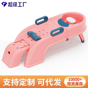 เก้าอี้อาบน้ำเด็กแบบพับได้ Funtime ขนาดใหญ่ สีชมพู ผลิตจากโพลีโพรพิลีน (PP) สำหรับเด็กอายุ 0-12 เดือน ใช้ในห้องน้ำ - Product Image 5