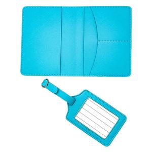 Titular de pasaporte de PU multitarjeta de estilo minimalista al por menor cubierta de etiqueta de equipaje de vuelo Multicolor Uso de tarjeta de visita Simple - Product Image 3