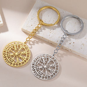 Myshape Vegvisir colgante collar nórdico vikingo <span class=keywords><strong>runas</strong></span> brújula collar protección amuleto joyería <span class=keywords><strong>de</strong></span> acero inoxidable - Product Image 3