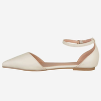 Sandales plates pointues antidérapantes élégantes et personnalisées, best-sellers, chaussures en cuir décontractées d'extérieur pour femmes