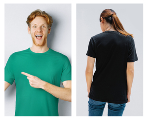 Bestselling blank crew neck T-shirts 100% cotton190GSM customizable - Product Image 4