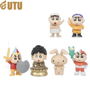 Crayon Shin-chan Dynamic Superhero Model PVC Home TV Cabinet Decoration 10cm Character <b>Costume</b> Collection Box for Promotions-F - Product Image 6