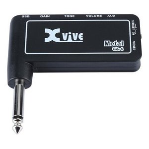 Xvive เครื่องขยายเสียงกีตาร์ Ga-4โลหะแบบชาร์จไฟได้รวมสาย USB ในตัว - Product Image 1