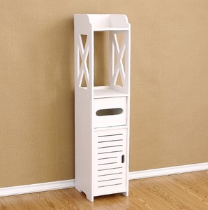 Armadietto del bagno della fabbrica autoportante con supporto di <span class=keywords><strong>carta</strong></span> <span class=keywords><strong>igienica</strong></span> scaffale del bagno con <span class=keywords><strong>porta</strong></span> - Product Image 1