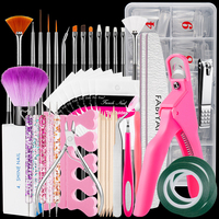 Accessoires de manucure DIY Design Ensemble de manucure allemand Outils de pointillage Ensemble de coupe-ongles en forme de pomme