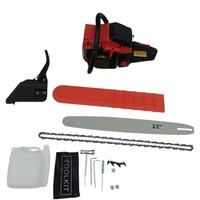 Tronçonneuse à essence UM CS5822 58cc 2 temps, guide-chaîne de 22 pouces, portative, pour la coupe du bois, l'abattage et l'élagage des arbres